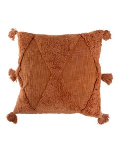 Tyynynpäällinen 50cm ruoste BOHO