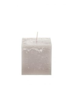 Kynttilä kuutio harmaa