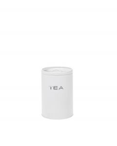 Peltipurkki Tea valkoinen