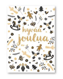 Joulukortti hyvää joulua kulta