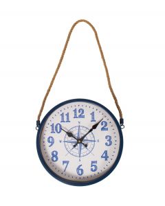 Seinäkello Ø30cm kompassi