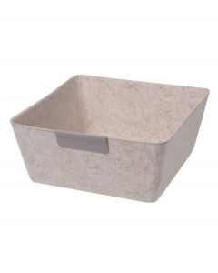 Huopalaatikko 25x25x11cm beige