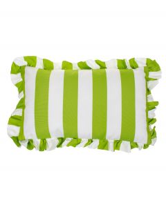 Tyyny ulkokäyttöön vihreä raita