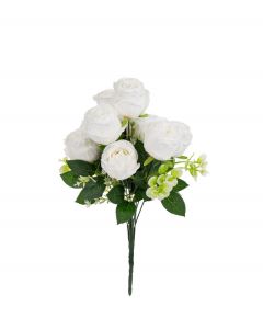 Ruusukimppu valkoinen 43cm