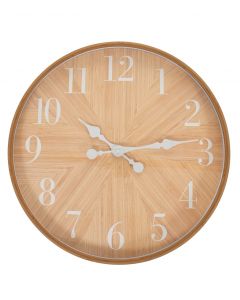 Seinäkello 49cm ruskea puukuvio