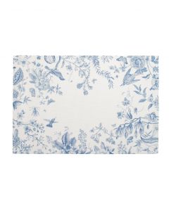 Pöytätabletti 4kpl siniset kukat