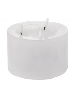 Kynttilä LED 15x10cm valkoinen