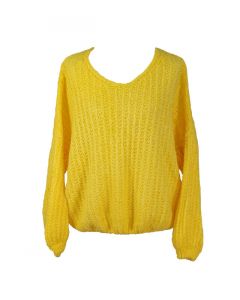 Neule keltainen POPPY