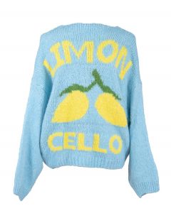 Villa/mohairneule sininen LEMON