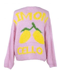 Villa/mohairneule vaaleanpunainen L