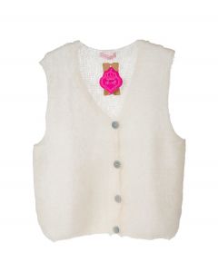 Mohairliivi luonnonvalkoinen