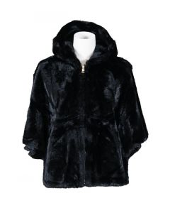 Tekoturkistakki musta S/M LAYLA