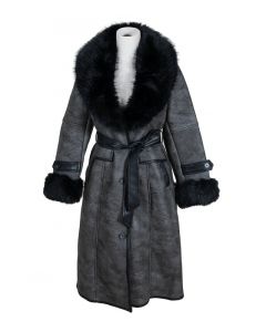 Kelsitakki keinonahka musta L CLOE