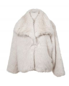 Tekoturkistakki valkoinen