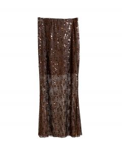 Paljettihame ruskea S/M