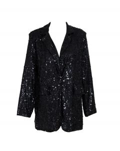 Paljettijakku musta S/M