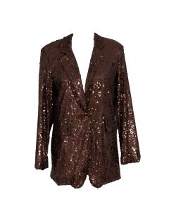 Paljettijakku ruskea S/M