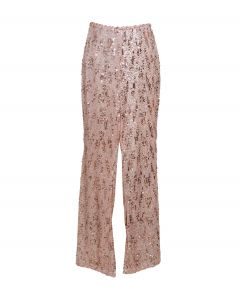 Paljettihousut champagne S