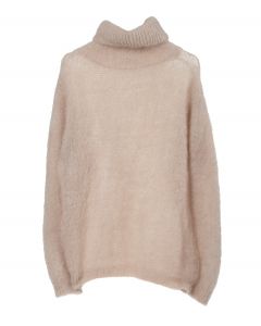 Mohair-pooloneule vaalea beige