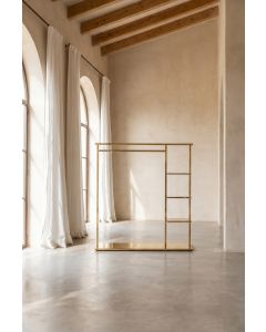 Vaateteline kulta 120x40x155cm