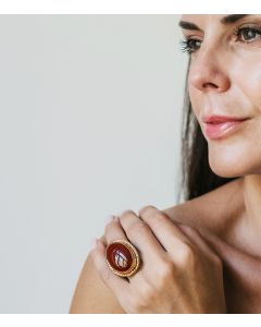Sormus karneoli EXCLUSIVE