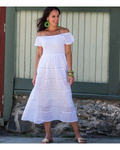 Mekko valkoinen L/XL LAURA