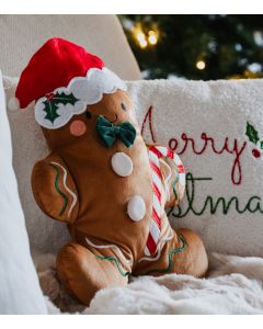 Tyyny piparkakku-tonttu 38x29cm