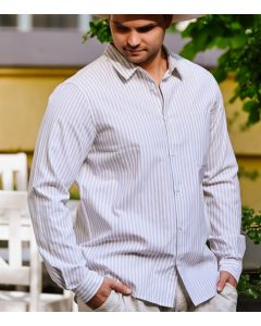 Miesten kauluspaita beige M ALEX