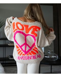 Neule valkoinen love