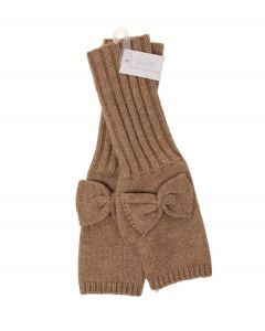 Kynsikkäät ruskea KNIT