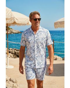 Miesten kuviolliset shortsit M AXEL