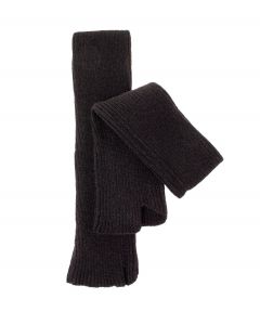 Säärystimet musta KNIT