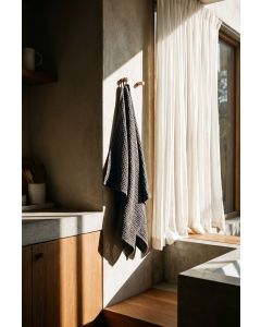 Keittiöpyyhe tummanharmaa 50x70cm